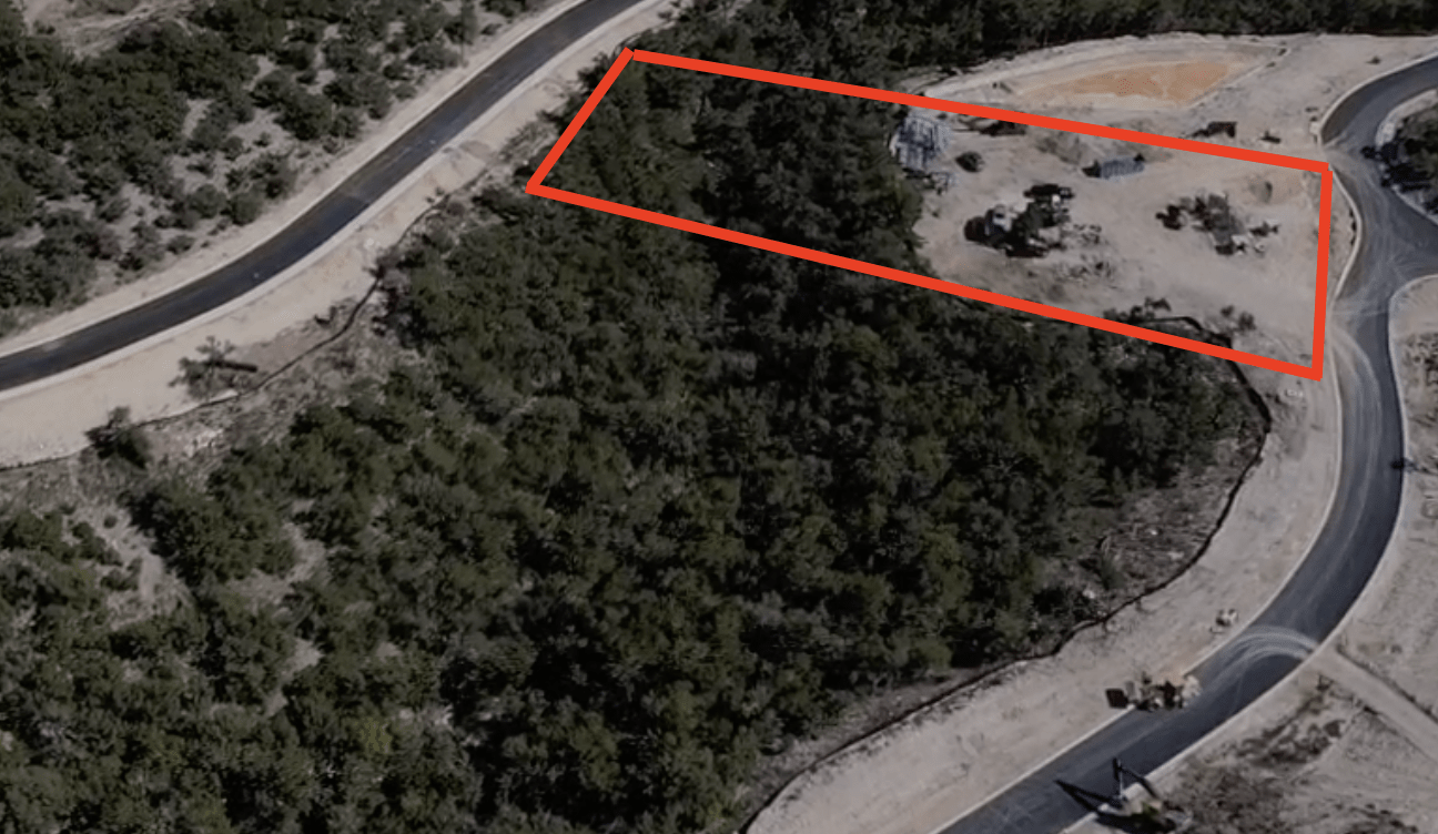 Lot 2 — 3620 Serene Hills Pass — lot boundary